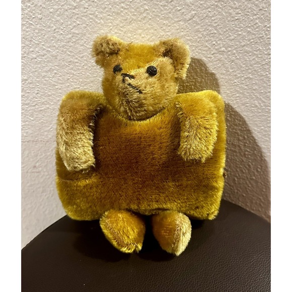 Source Unknown Jackets & Blazers - Vintage Mohair Child Teddy Bear Brown Hand Muff 11" Tall Joint Head Antique OOAK